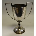 A hallmarked trophy, inscribed,Bread and Confectionery competition, 1st prize, dated 1907, London,