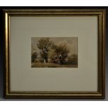 Circle of Edwin Earp Cattle Grazing a Meadow watercolour, 9.