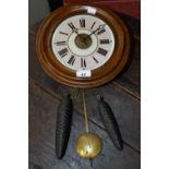 A Victorian post room clock