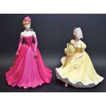 A Coalport figure Evening at the Opera, no 927/5000; a Royal Doulton figure Ninette (HN2379),