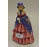 A Royal Doulton figure A Victorian Lady HN728, potted by Doulton and Co.