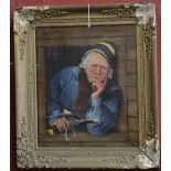 Preston (19th century) The Smuggler, Gentleman with a Flintlock Pistol signed, oil on canvas,