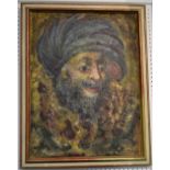 Foster Portrait of an Arab signed, oil on canvas,