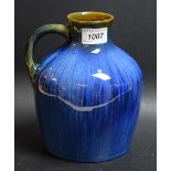 A Bourne Denby blue glazed vase