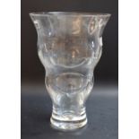 A large Waterford John Rocha crystal glass vase