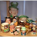 Character Jugs - a Beswick ware jug, Scrooge, no.372; another, Micawber, no.