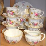 A Royal Crown Derby Posies pattern tea service