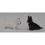 A Royal Worcester model, Scottish Terrier, crown and circle mark, model no.