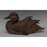A Poole stoneware Mallard duck, modelled by Barbara Linley Adams, limited edition 157/ 1,000,