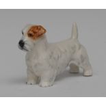 A Royal Worcester animal model, of a Sealyham Terrier, printed crown and circle mark in black,