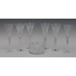 Waterford Crystal - The Millennium Collection - A Toast To The Year 2000 - a pair of Love toasting