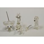 Swarovski - a Mouse, Cat,