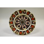 A Royal Crown Derby 1128 pattern wavy edge plate,