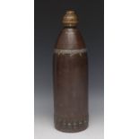 WW1 - a 5" shell and timer, for a Mk IV Ordnance QF 18-pounder, 42cm high, c.