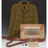 WW2, khaki jacket, 2nd Lieutenant Martin Stephen Lindahl Army Intelligence Corp,