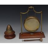 Sherwood Foresters - an early 20th century dinner gong,