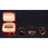 Jewellery - a diamond five stone marquise ring, one stone missing, 18ct gold shank, 2.