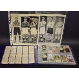 Cigarette Cards - an album of football cigarette and trade cards