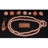 A collection of Victorian coral,