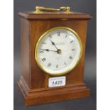 A Knights Gibbins of London quartz mantel clock