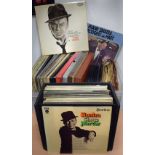 Vinyl Records - LPs including Bob Dylan, Big Bands, Elton John, Country and Western,