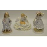 A Royal Worcester figure, Grandma's Bonnet, sculptured by Shelia Mitchell,