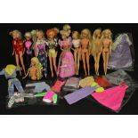 Dolls - Barbie dolls; Swirls & Beads; Baywatch, etc ten dolls Jet Ski, Wind Surf Board,