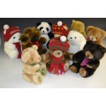 Harrods Bears - a Special Edition Ten Teddies Presentation Set,ten various bears,