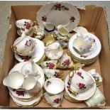 Ceramics - Hamilton and Royal Imperial china tea service comprising twenty 16cm tea plates,