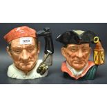 Royal Doulton large character jugs, Nightwatchman D6569,