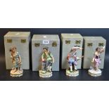 A set of four Royal Crown Derby figures, The Elements,