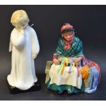 A Royal Doulton Figure Darling, HN 1319; another Silk & Ribbons,