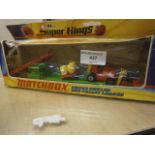 boxed matchbox superkings cargo hauler and pallet loader