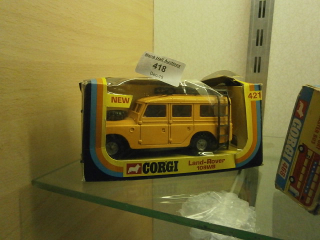 boxed die cast corgi land rover