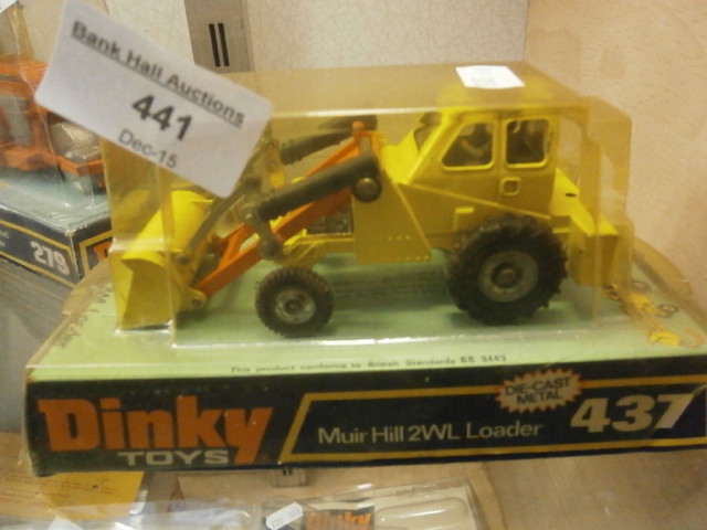 boxed die cast dinky muir hill 2WL loader