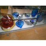 7 pieces of coloured glass inc murano