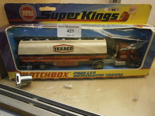 boxed matchbox articulated tanker