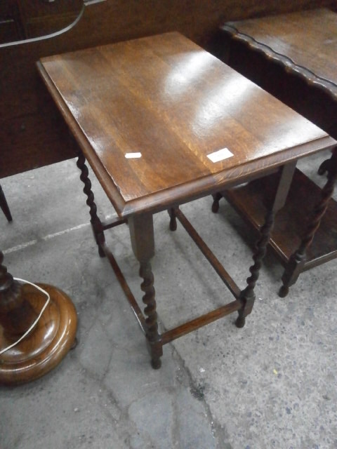 barley twist hall table