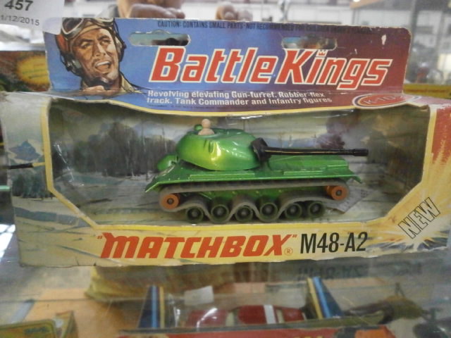 die cast matchbox battlekings M48 - 2