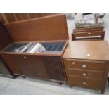 garrard radiogram and small chest of drawers