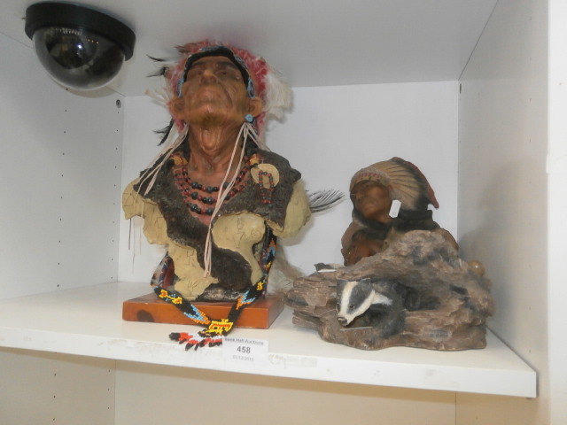 2 Indian figurines and 1 other