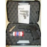 Walther CP88 .177 Air Pistol in its case.