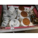 box inc hornsea and a shelley tea set