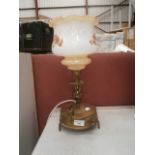 converted primus stove lamp