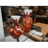 retro vase and matching jug