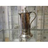 Large Silver Plated trophy jug - Trinity Congregational Church Dewsbury - dated 1874 - Base Metal