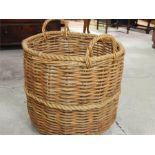 Wicker basket - 50cm outside diameter.
