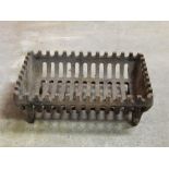 Fire dog grate - cast iron