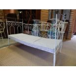 French Iron and Brass Daybed / Cot