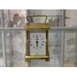 French Brass Carriage Clock - Bayard ~